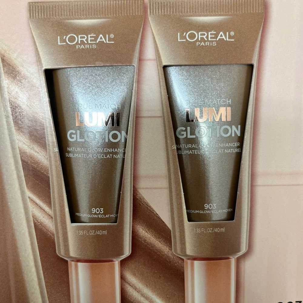 L’Oréal True Match Lumi Glotion Natural Glow Enhancer 1.35 Oz 903 Medium x2